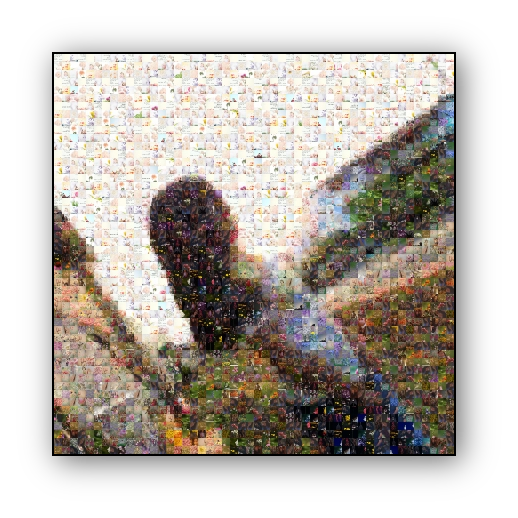 Photo Mosaic Estampado en lienzo Sale